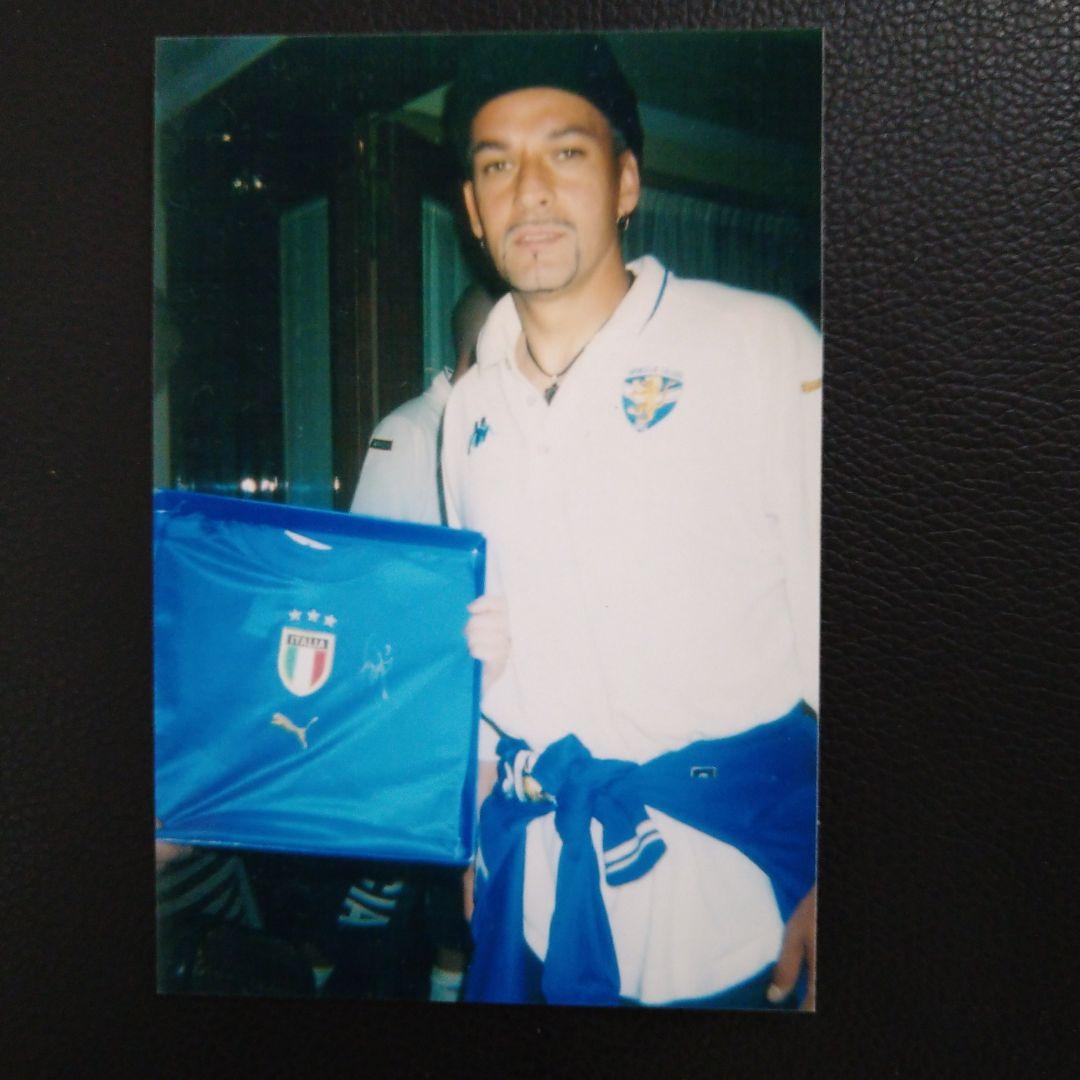 【新品タグ付き】イタリア代表　ロベルトバッジョ　サイン入りユニフォーム証明書付き