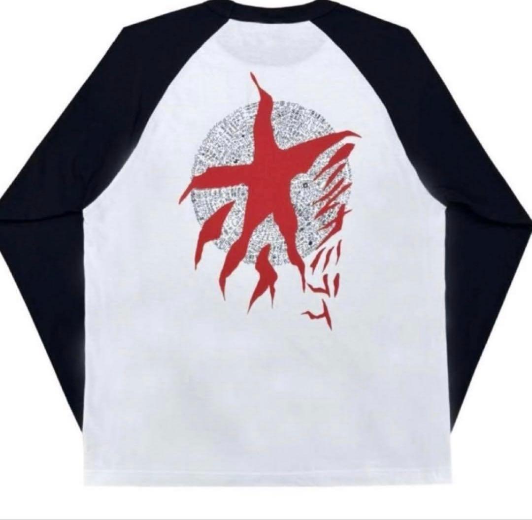 プ*ん様 ハルカミライ 赤星ラグラン ロンT Mサイズ