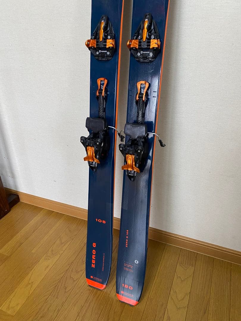 BLIZZARD ZERO G 105 スキー ビンディング付き