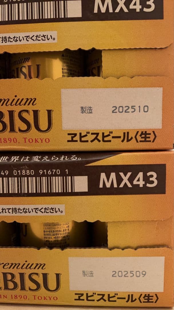 エビスビール350ml 2箱セット（計48缶）