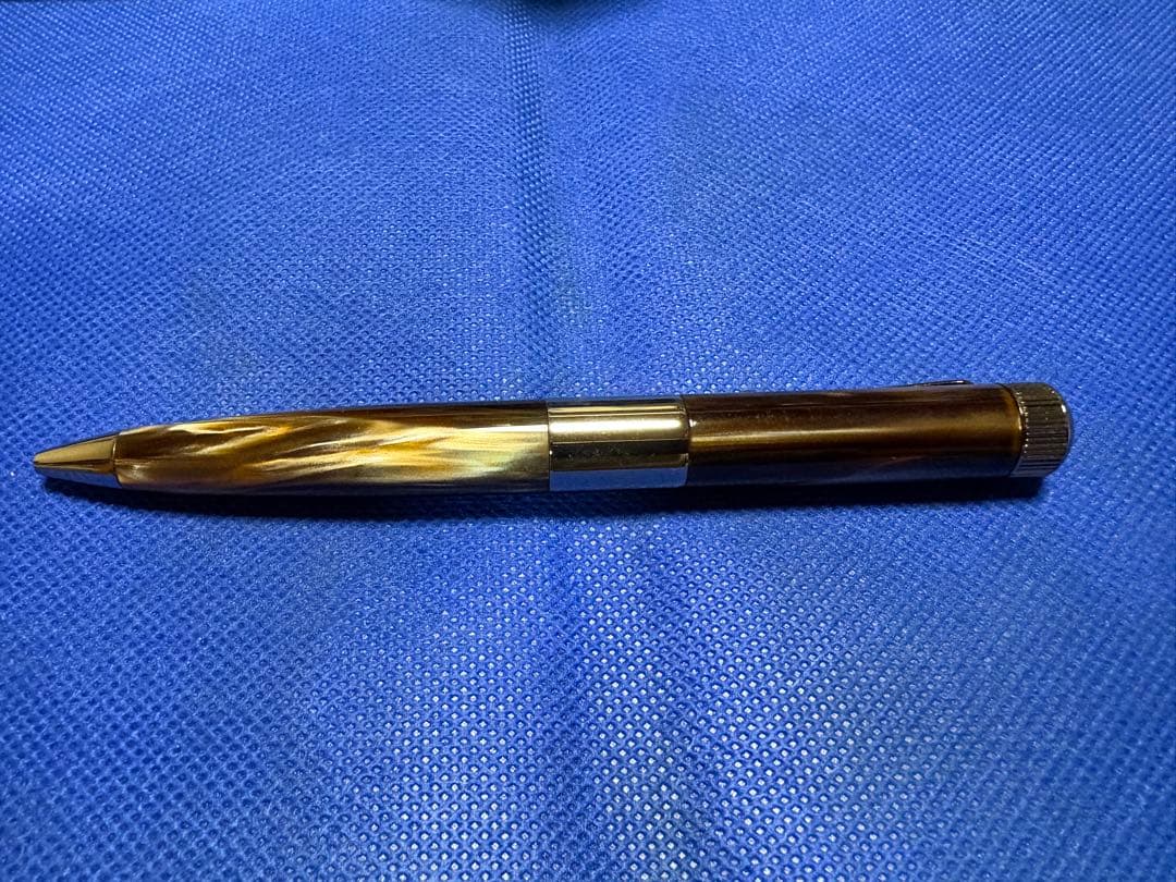 ◆伊東屋◆ROMEO◆NO.3◆ボールペン◆ブラウン・ゴールド◆箱付き◆外箱付