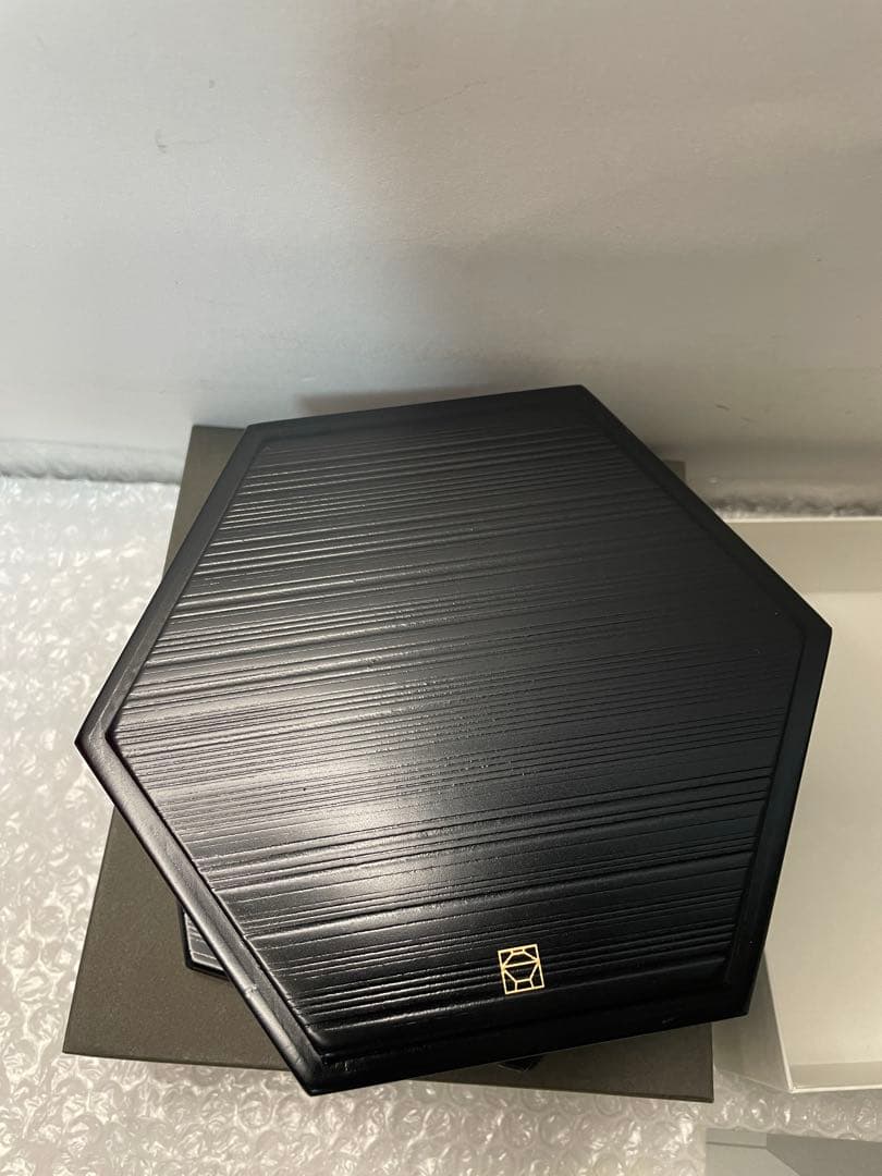 平安堂　六角形一段箱　山田平安堂 木製漆器 アンティーク