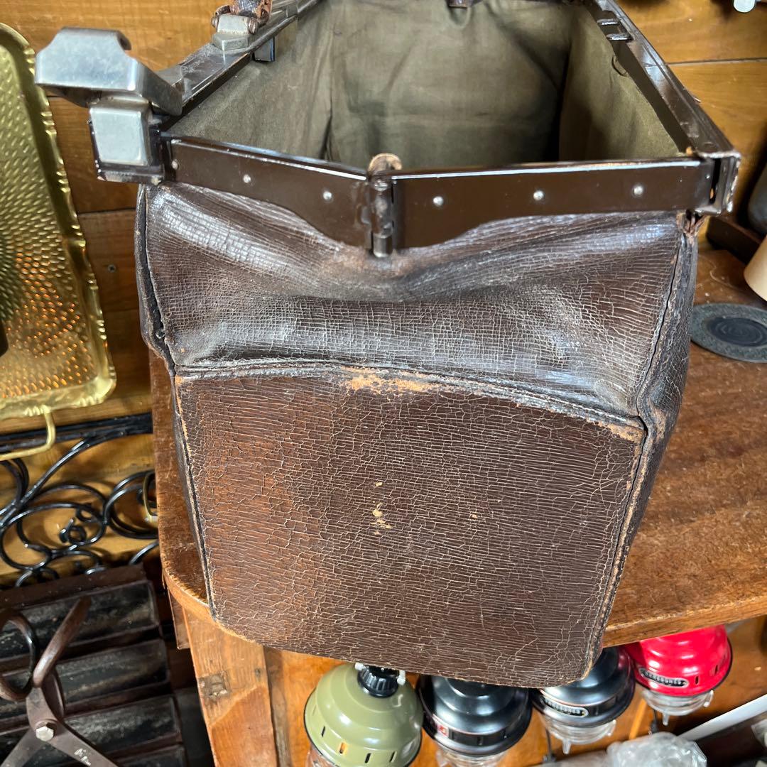 ヴィンテージ　レザードクターバッグ