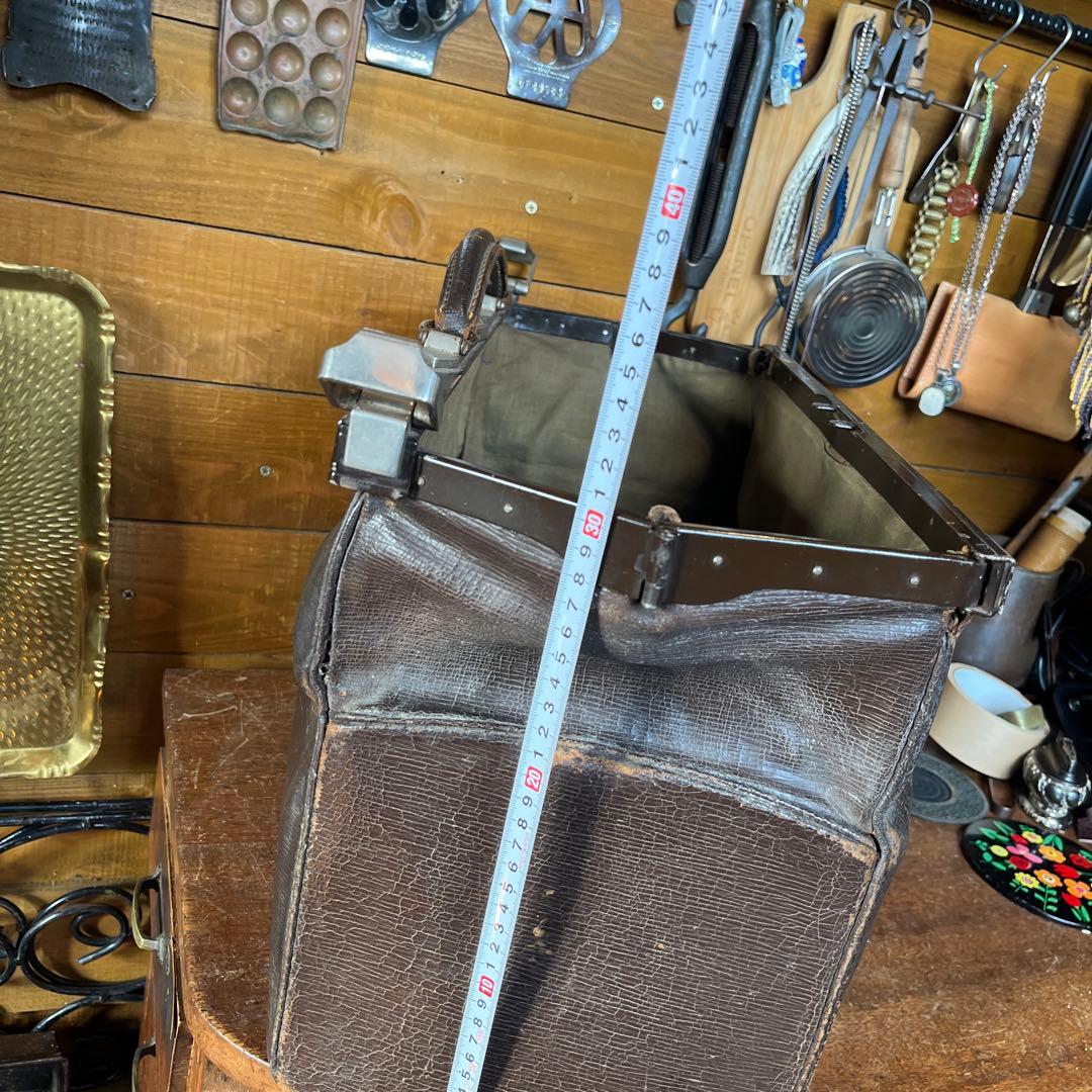 ヴィンテージ　レザードクターバッグ