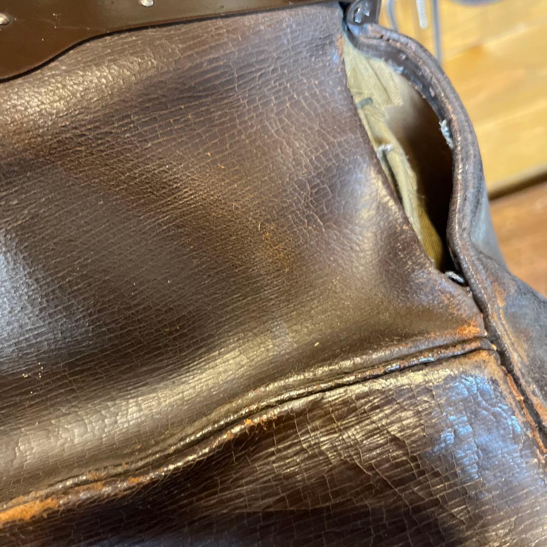 ヴィンテージ　レザードクターバッグ