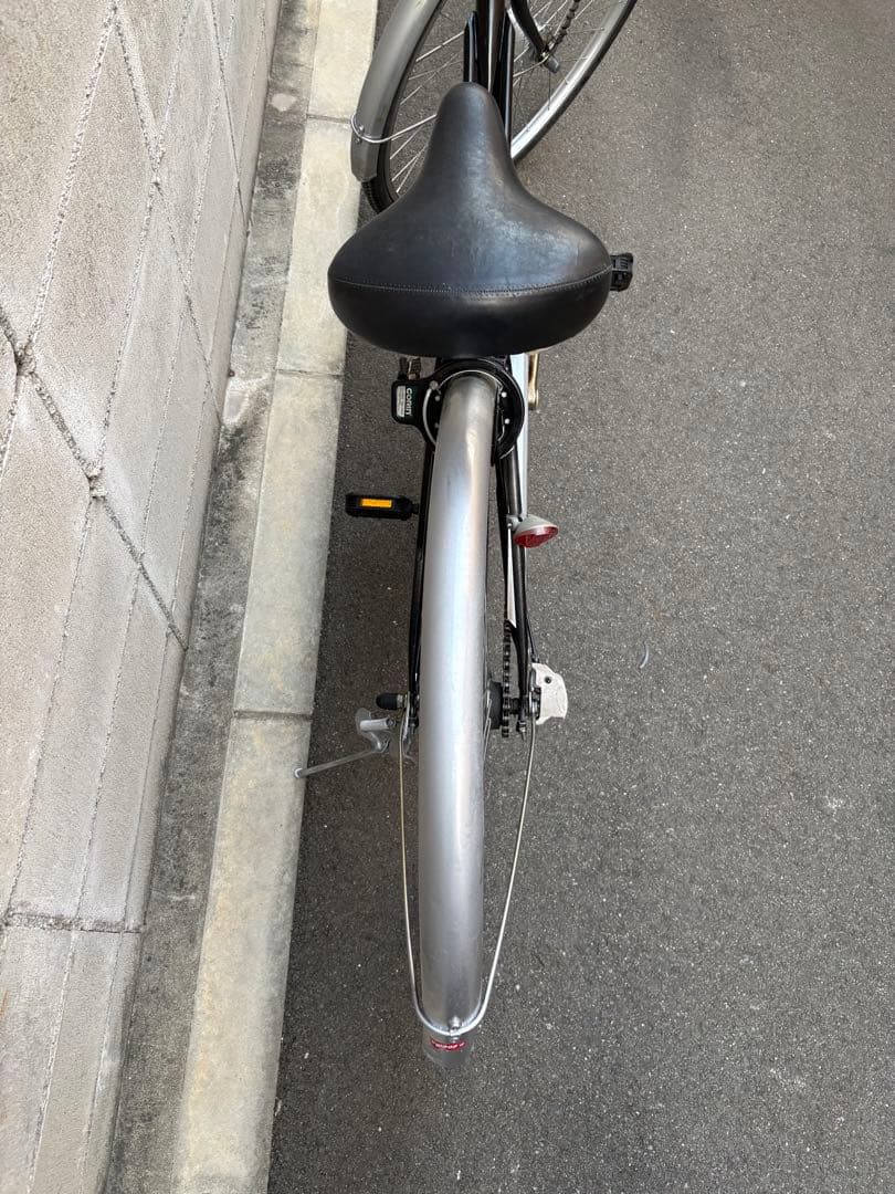 <電動用両タイヤ新品>シティサイクル内装３段