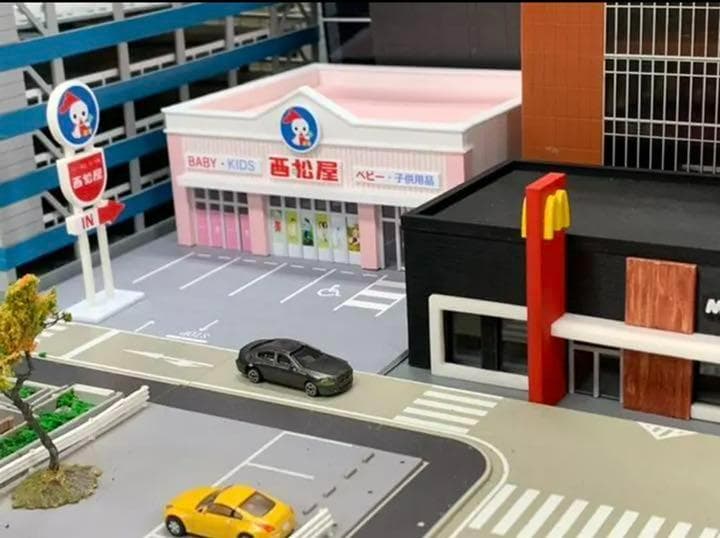 Nゲージ★鉄道模型★ジオコレに★住宅模型★ミニチュア★建物★ジオラマ★とり松屋★