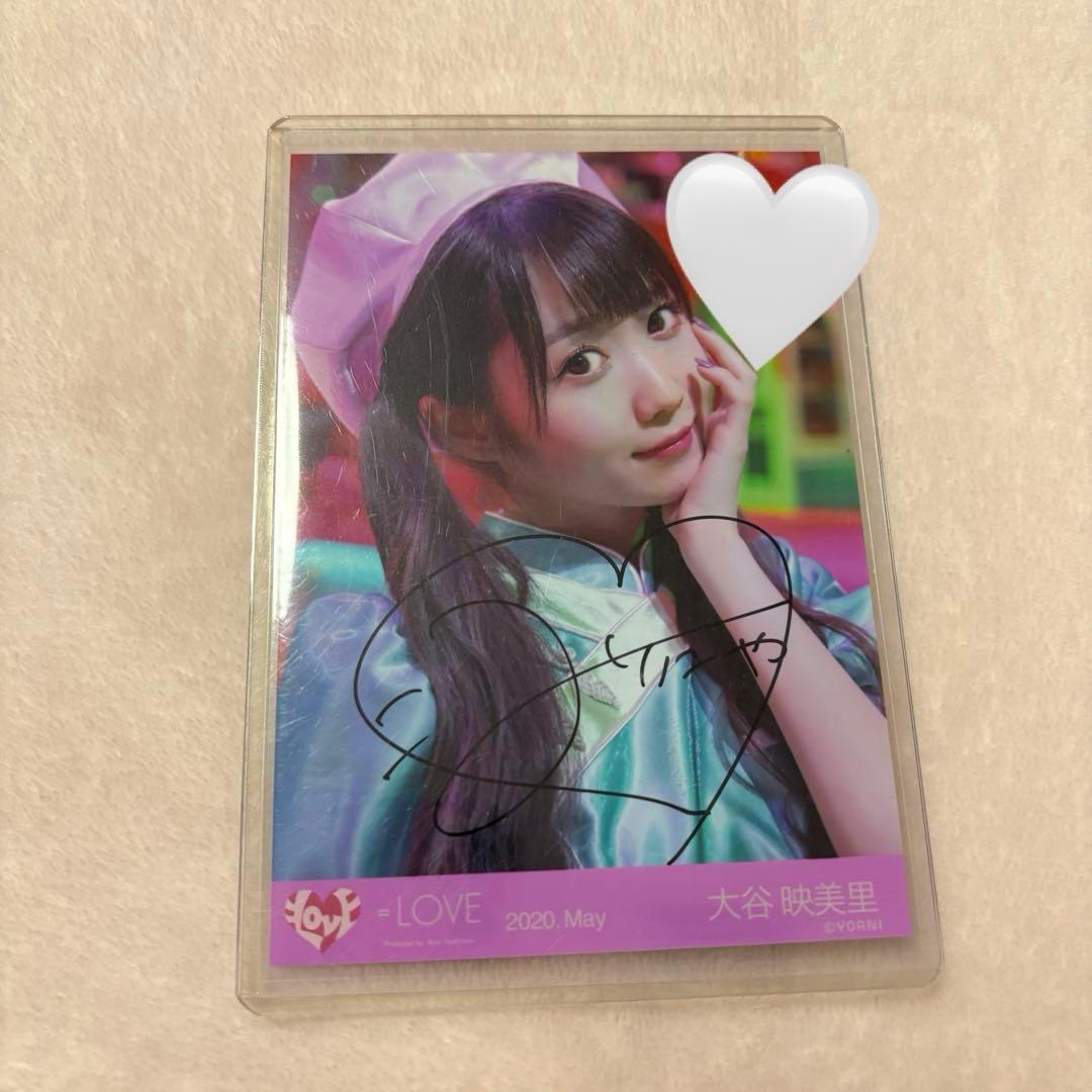 イコラブ 大谷映美里 CAMEO MV衣装 生写真 直筆 コメントあり