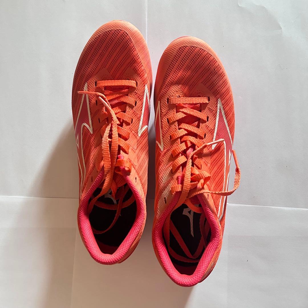 Mizuno オレンジ スパイクシューズ