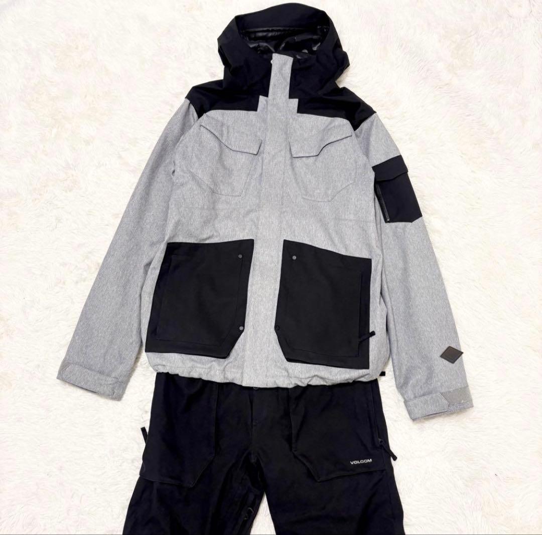 VOLCOM 上下セット XL L 耐水15K/10K スノーボードウェア