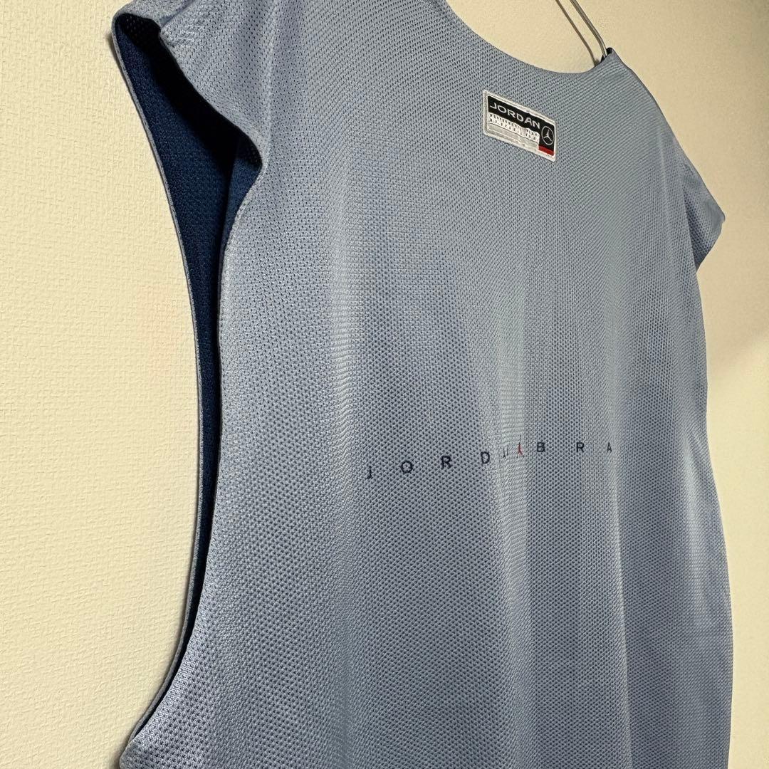 JORDAN リバーシブル タンクトップ バスケ ネイビー グレー XXL 希少