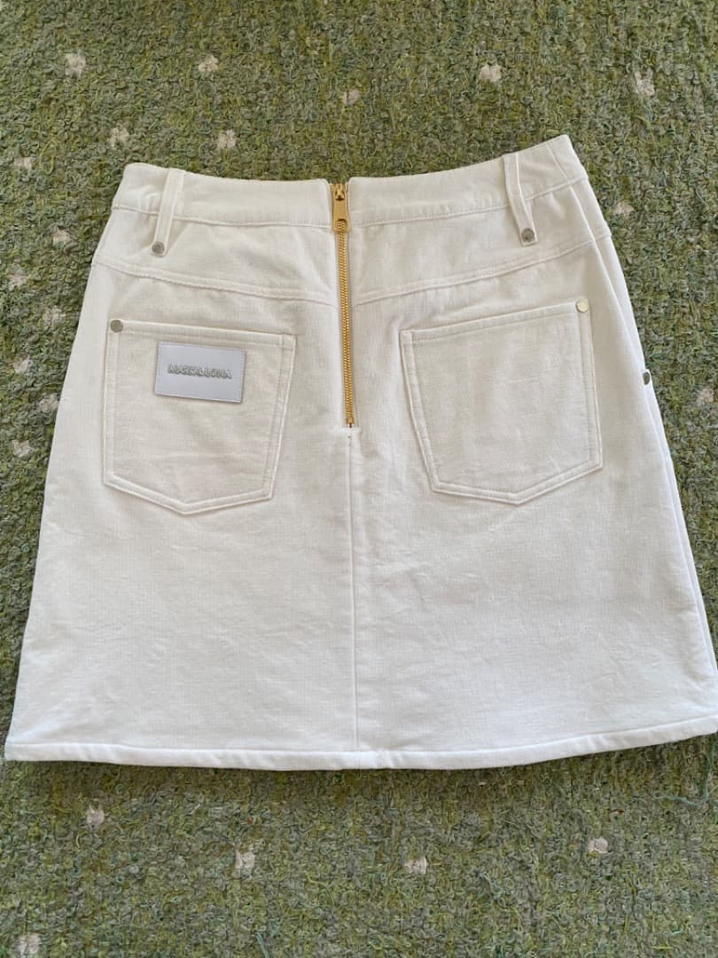 MARK&LONA ミニスカート（白）