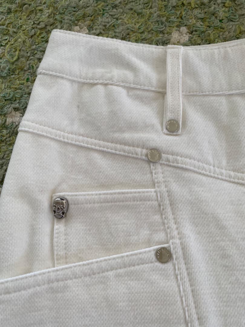 MARK&LONA ミニスカート（白）