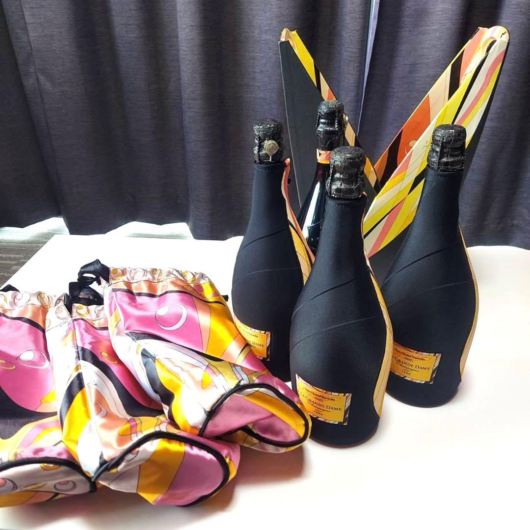 ヴーヴクリコ　ラグランダム1996　エミリオプッチ　シャンパン　専用箱巾着付4本