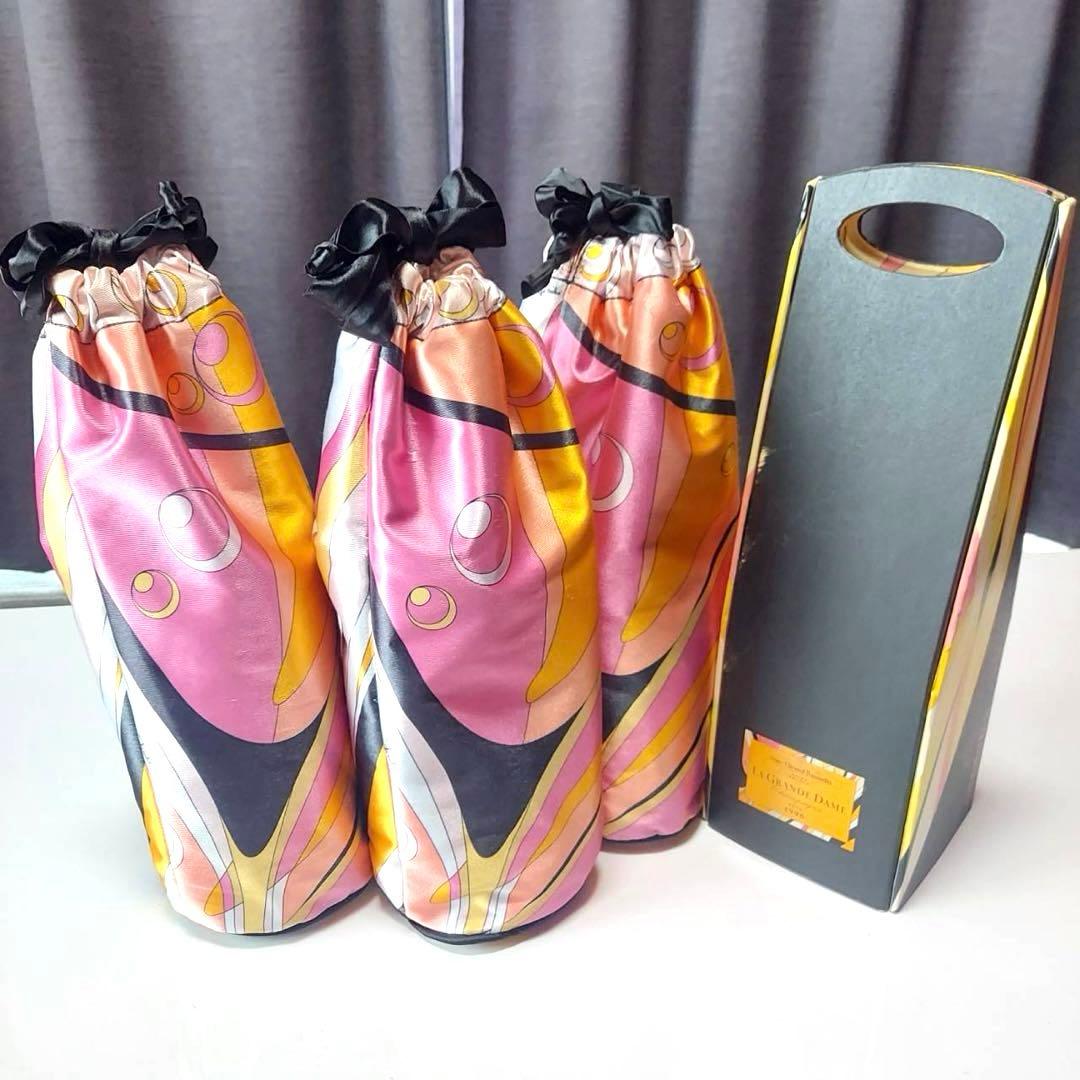 ヴーヴクリコ　ラグランダム1996　エミリオプッチ　シャンパン　専用箱巾着付4本