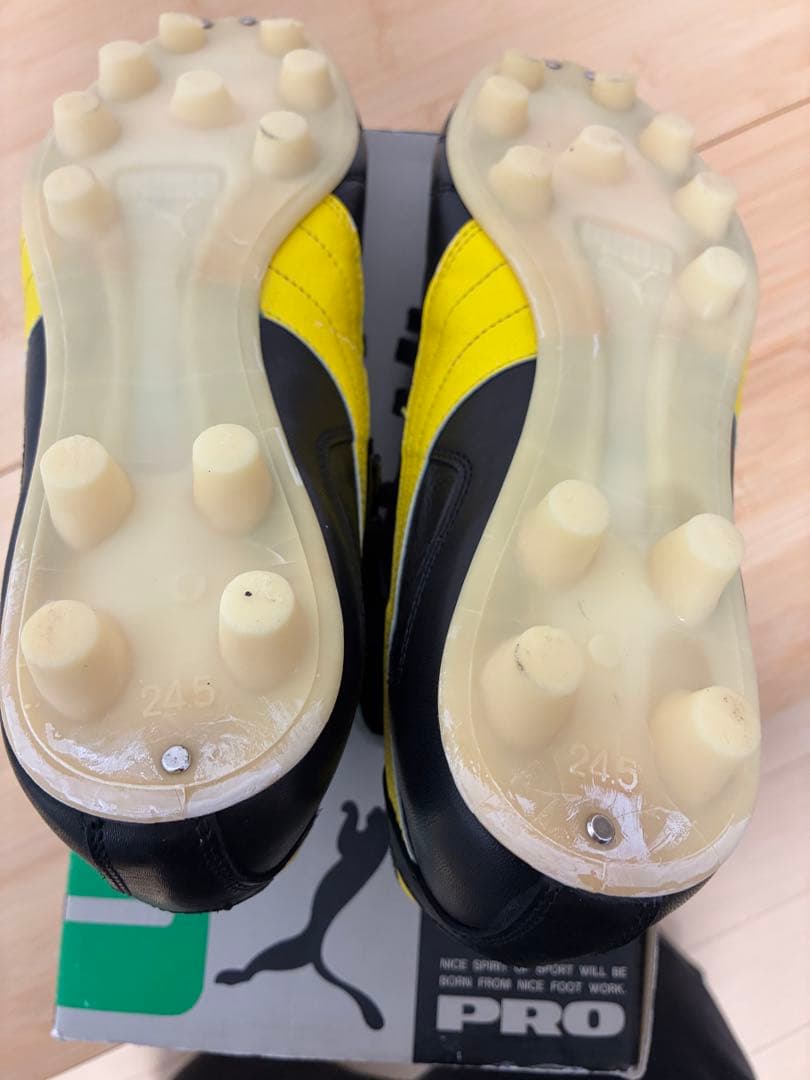 PUMA パラメヒコ　イエロー　24.5