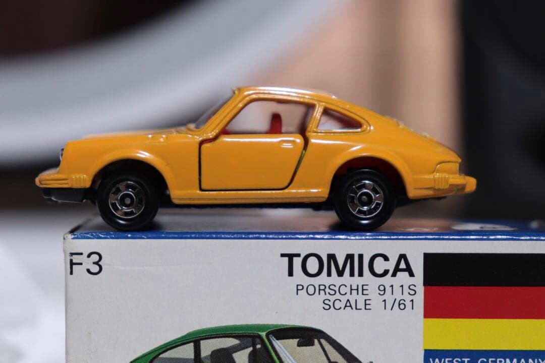 日本製　トミカ　外国車シリーズ　ポルシェ　911S F3 西ドイツ車
