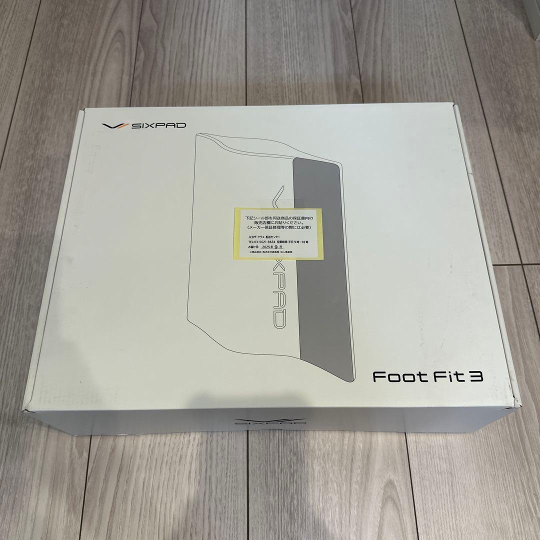★大特価★【新品未使用&送料無料】 SIXPAD Foot Fit 3 保証書付