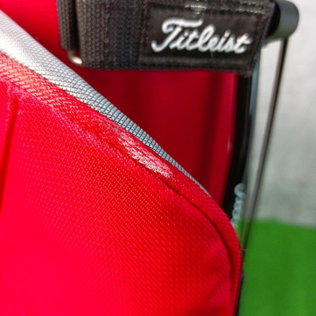 良品　タイトリスト スタンド式キャディバッグ 口枠7分割 Titleist