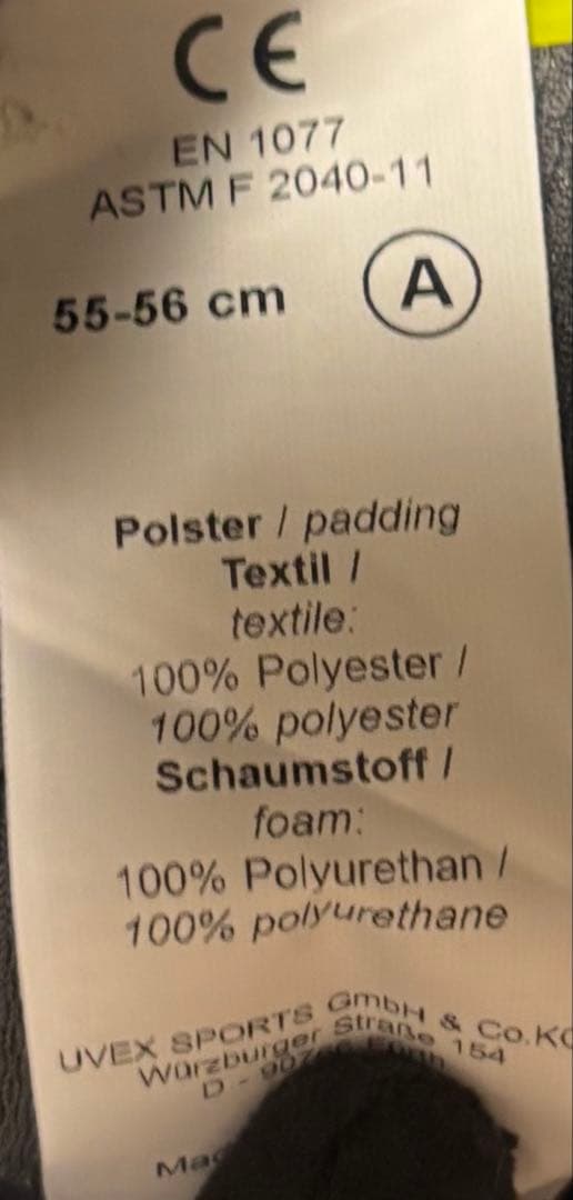 【週末価格】UVEX INVICTUSヘルメット 55-56CM 2023-24