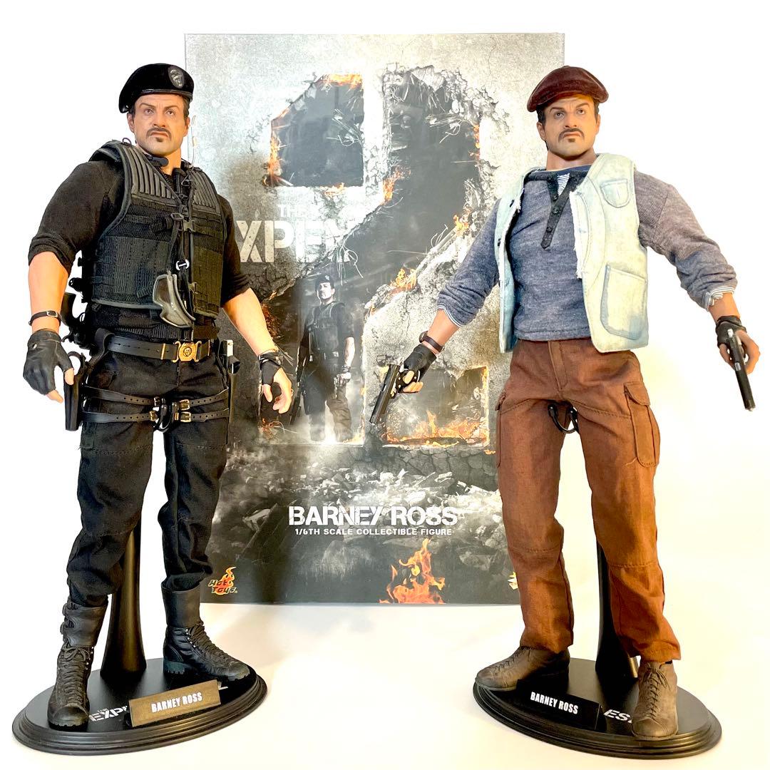 最終価格2体セット ホットトイズ エクスペンダブルズ バーニーロス1/6