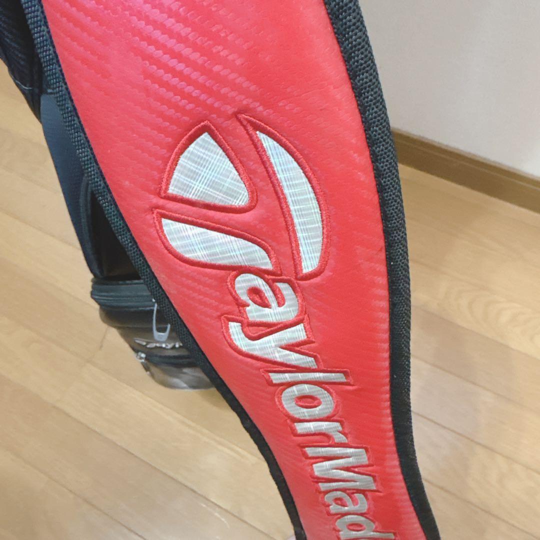 K447 TaylorMade キャディバッグ 赤 黒