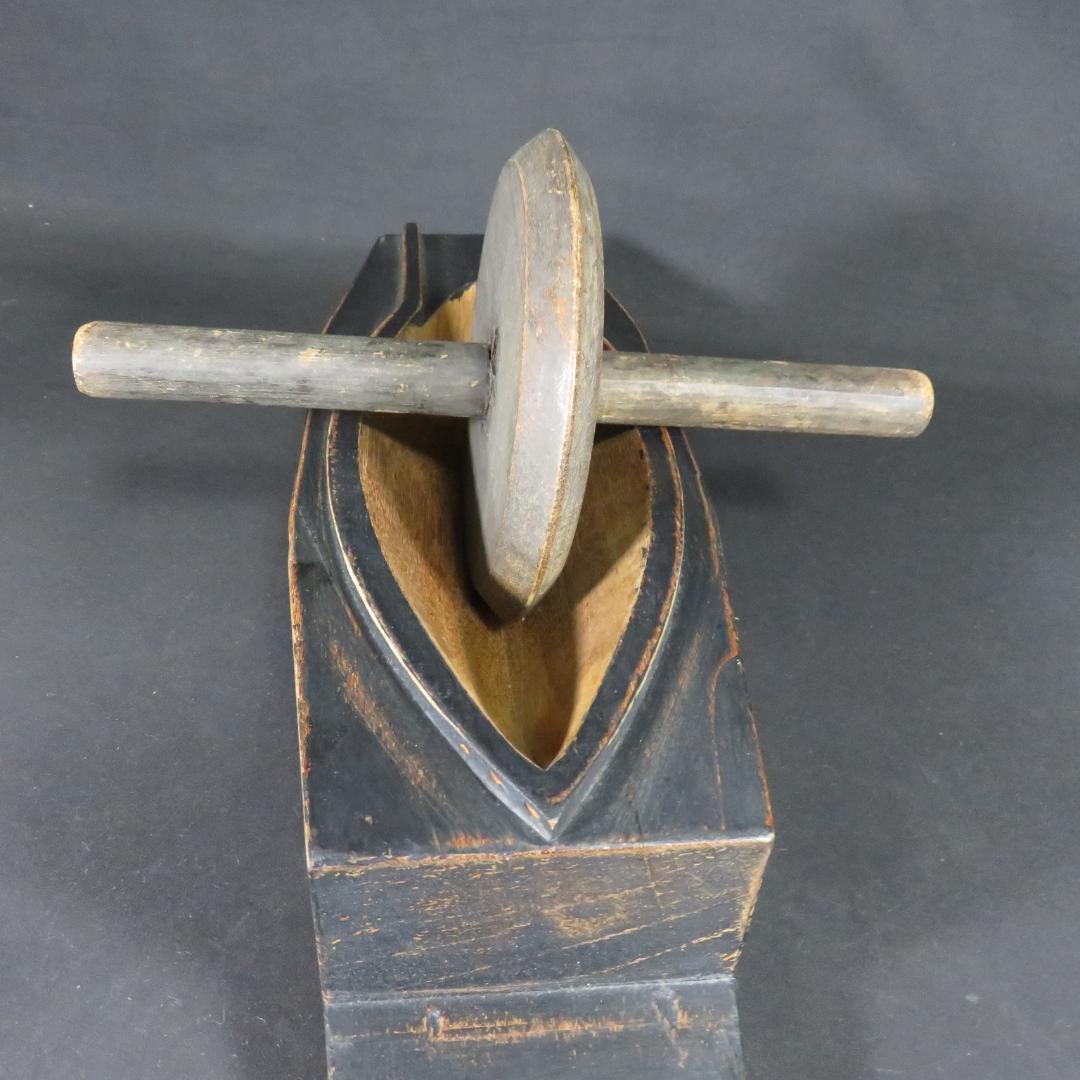 薬研 木製 江戸 明治 大正 和製アンティーク 古道具