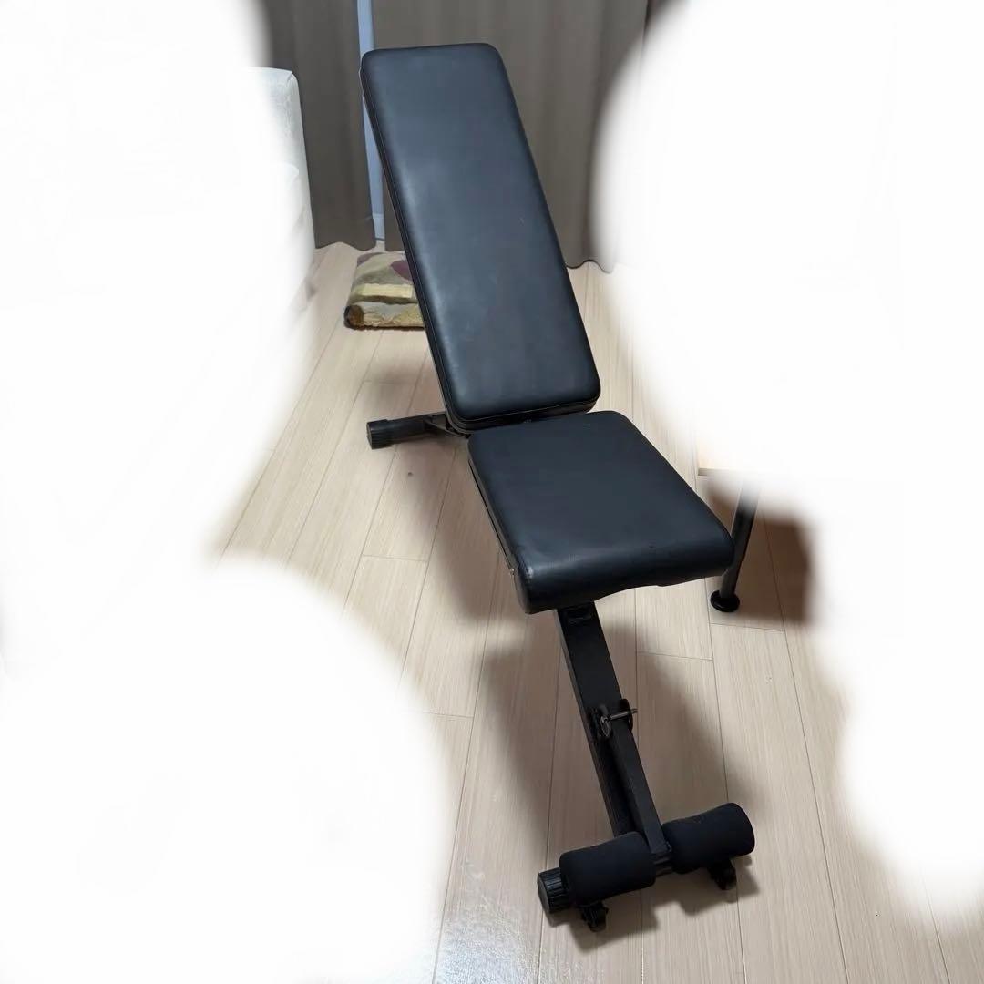 折りたたみ式トレーニングベンチ、ダンベルセット