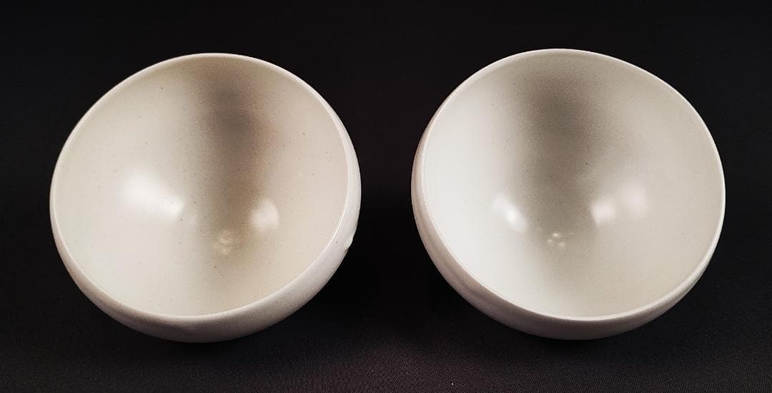 黒田泰蔵　椀　白磁　2客