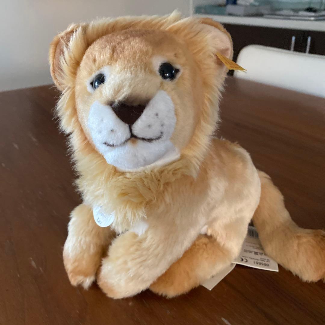 シュタイフ社　ベビーライオンのレオ-28cm テディーベア