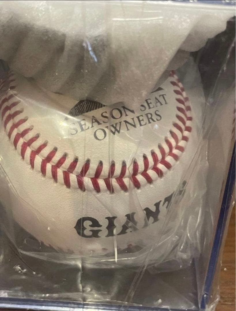 藤村大介選手　直筆サインボール ジャイアンツ　シーズンシート　オーナー　巨人軍