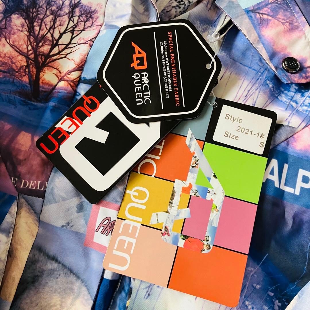 #W1 ✨ARCTICQUEEN✨スキーウェア 上下セット レディースS