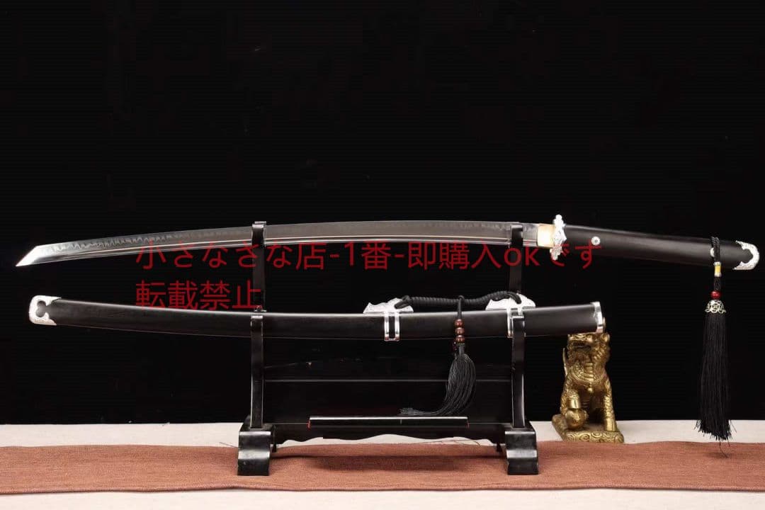 26寸黒木T10焼刃唐刀-オプティマス 武具 日本刀 唐剣 模擬刀 居合刀