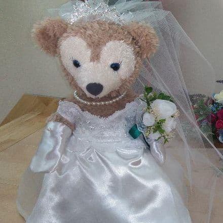 ダッフィー シェリーメイ ウェディングベア コスチューム