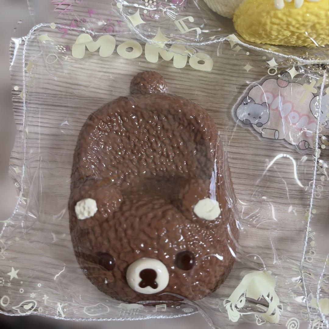 MOMO スクイーズ 冬のシリーズ ひよこ うさぎ くま