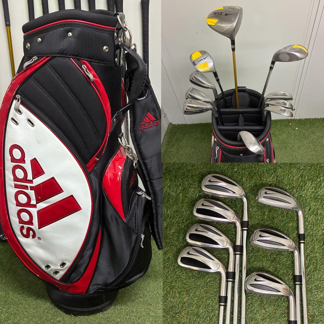 メンズゴルフクラブセット　【adidas】【NIKE】【アディダス】