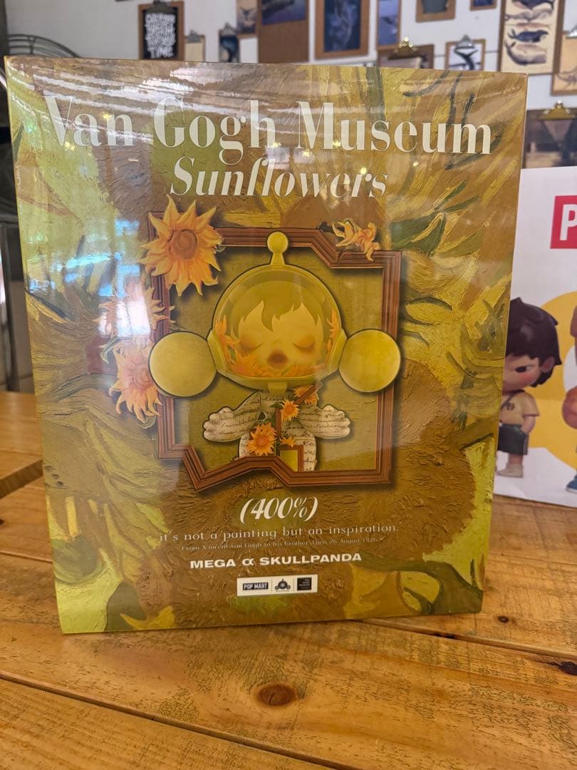 POPMART Van Gogh 400% ゴッホ ひまわり スカルパンダ