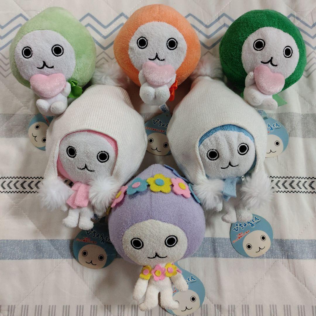 ぴちょんくん ぬいぐるみ6体セット　ダイキンエアコン マスコットキャラクター