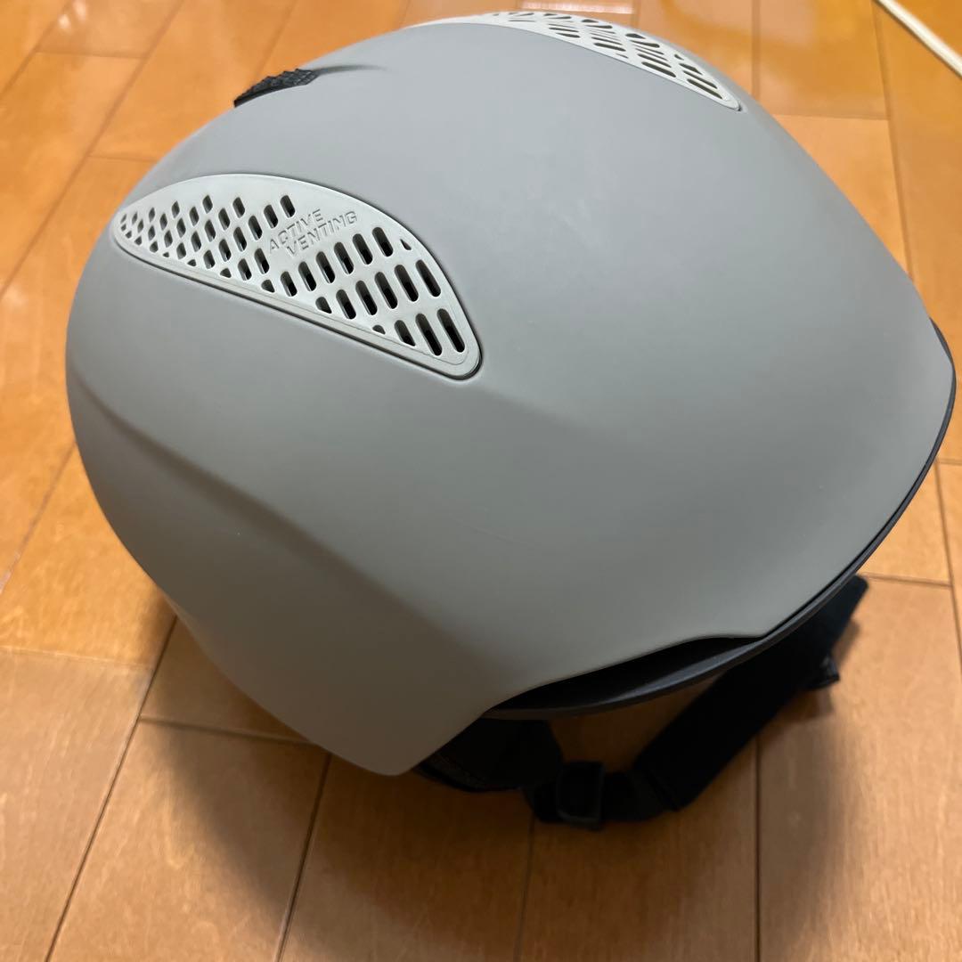 【未使用】ALPHA アルピナ ヘルメット 54-57cm グレー スキー