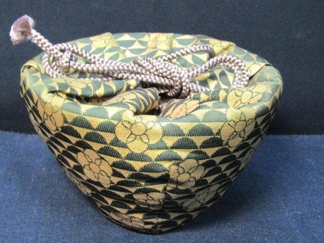 ★茶道具　抹茶碗　布志名　イセエビ茶碗　福島豊常　仕服　四方桟保管箱★