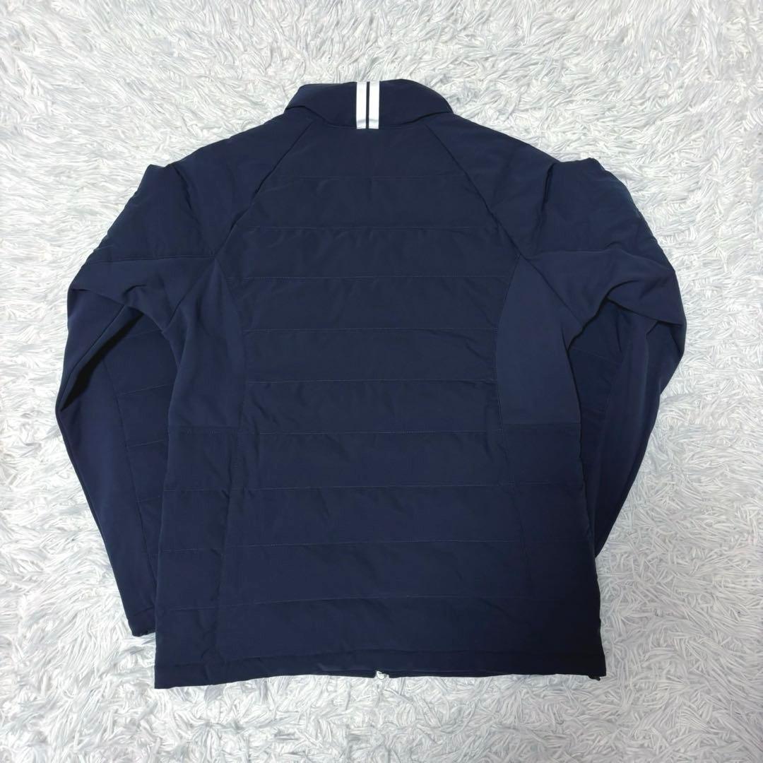 ゼロハリ ダウン 中綿 キルティング ネイビー ゴルフ ウェア