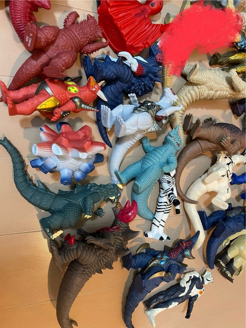 ウルトラマンシリーズ 怪獣ソフビ（レアセブンガー入り）　39体セット