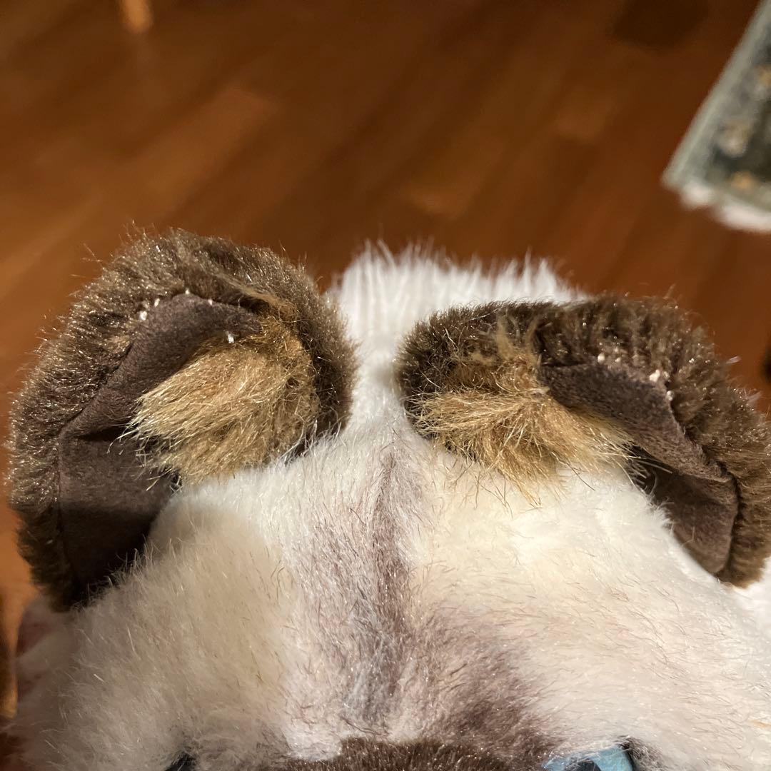 KOSEN 猫のぬいぐるみ 白と茶色