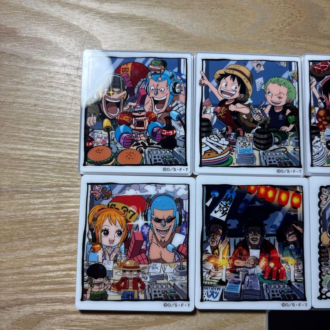 ワンピース麦わらスペーストレーディングアクリルマグネット8種➕おまけ