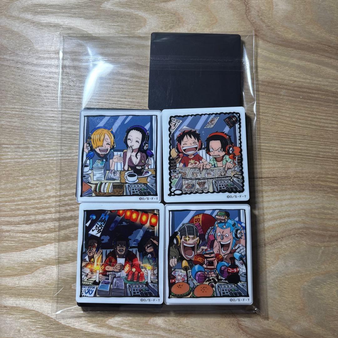 ワンピース麦わらスペーストレーディングアクリルマグネット8種➕おまけ