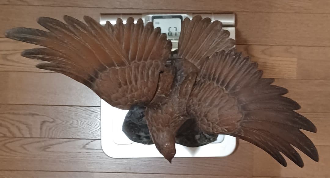 年代物 6.7kgの鷹さん(鷲さん)antique hawk or eagle