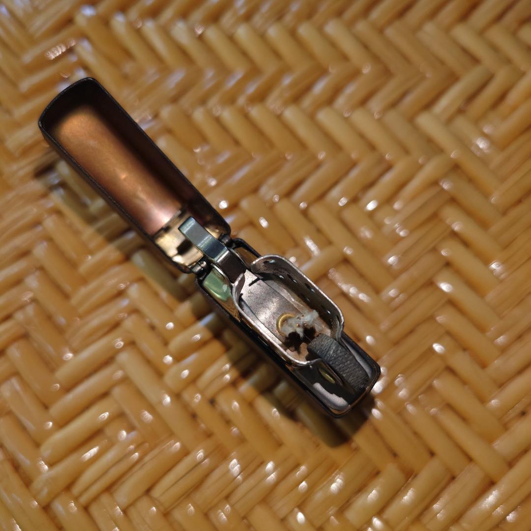 【新品未使用】Zippo ブラックマットオイルライター 箱付き