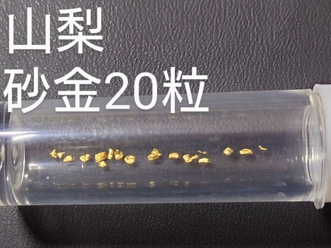 【kk様】まとめ 砂金 20粒 山梨砂金採り体験×3