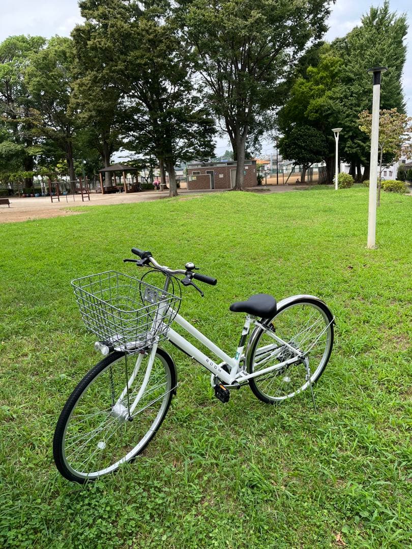 【超美品！】自転車　3段変速機付き　27インチ　ホワイト