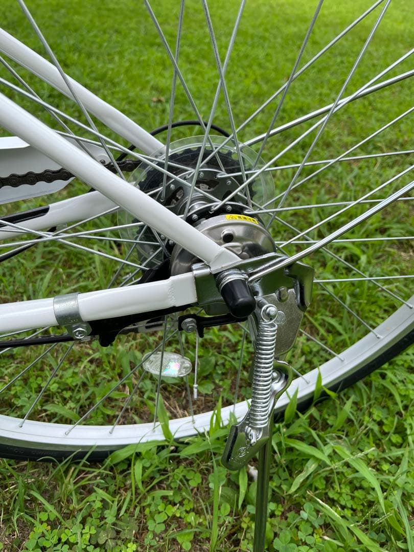 【超美品！】自転車　3段変速機付き　27インチ　ホワイト